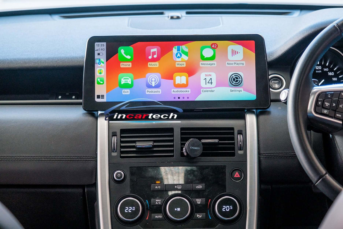 Land Rover Discovery Sport 2014-2019 12.3 inch aftermarket touchscreen upgrade Car stereo wireless CarPlay and wireless Android Auto