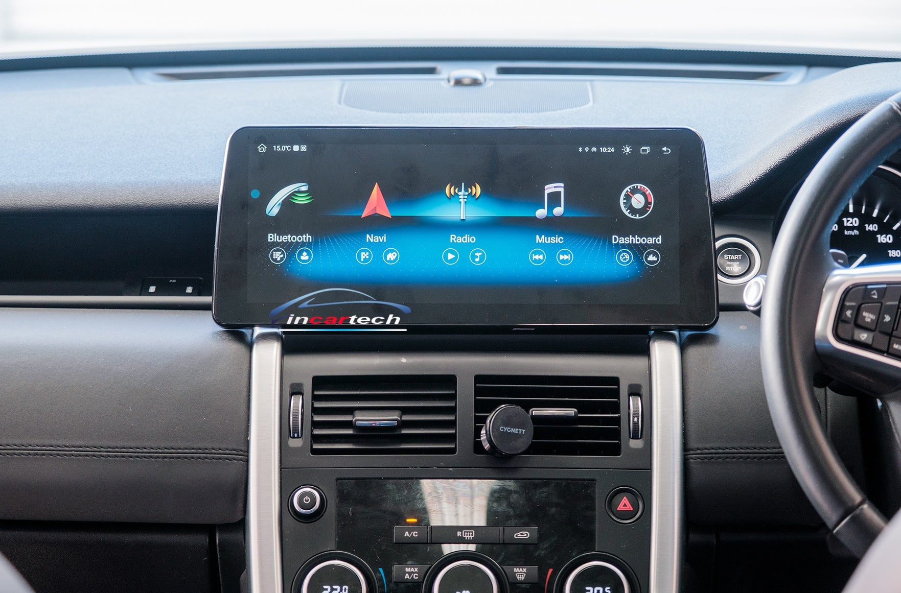 Land Rover Discovery Sport 2014-2019 12.3 inch aftermarket touchscreen upgrade Car stereo wireless CarPlay and wireless Android Auto