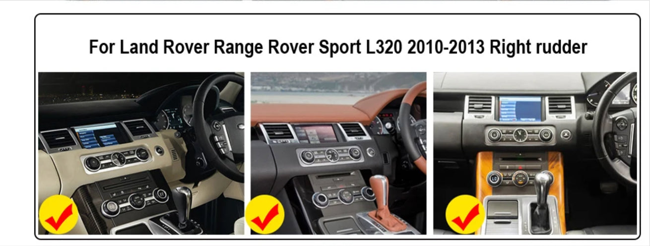 Land Rover Ranger Rover Sport 2010-2013 13.3 inch touchscreen aftermarket upgrade Car stereo wireless CarPlay and wireless Android Auto