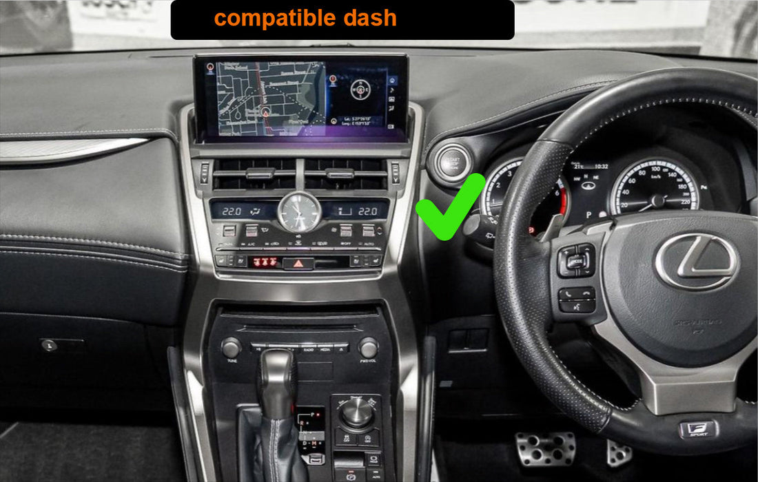 Lexus NX 2017-2020 Add Wireless CarPlay & Android Auto MMI Retrofit integration interface Module