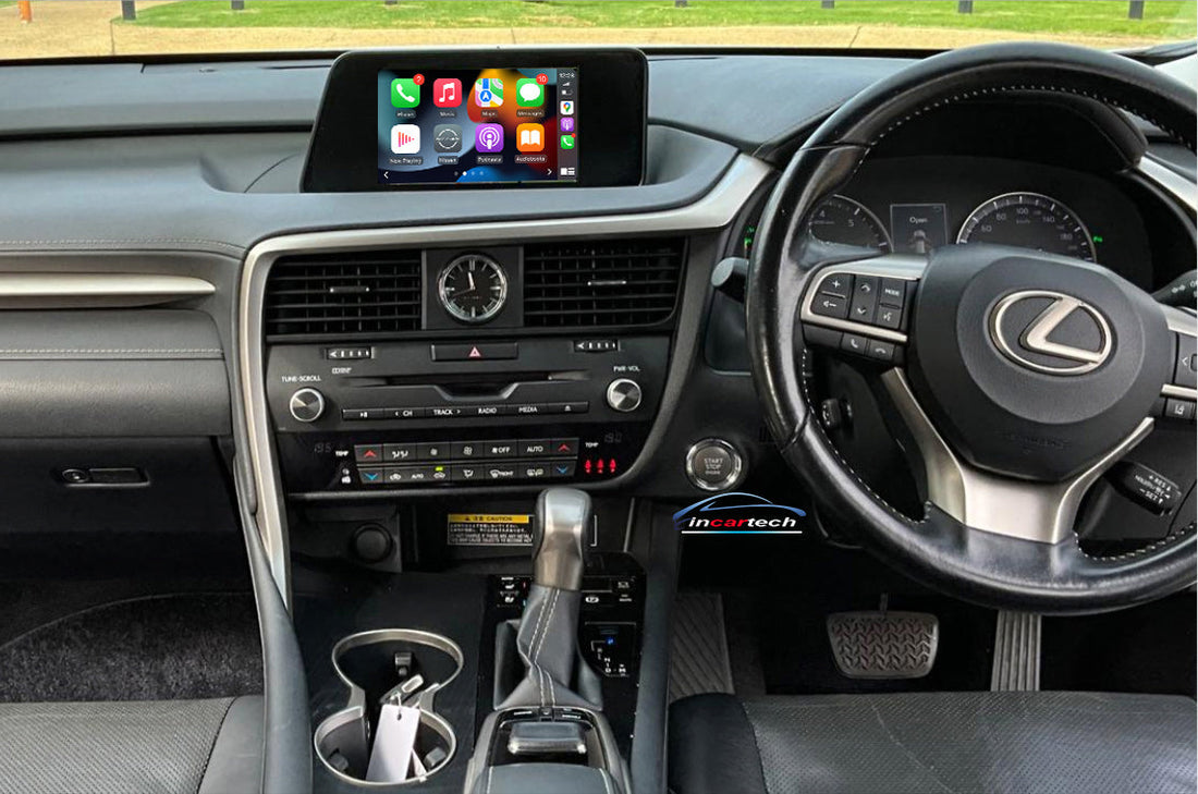 Lexus RX with 8″ Display 15-17 Add Wireless CarPlay & Android Auto MMI Retrofit integration interface Module