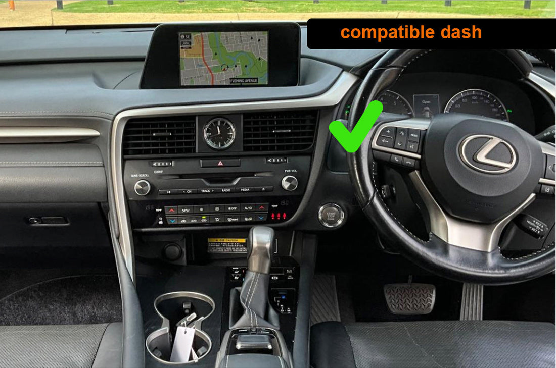 Lexus RX with 8″ Display 15-17 Add Wireless CarPlay & Android Auto MMI Retrofit integration interface Module