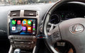 Lexus is250 2006-2013 10.1 inch aftermarket touchscreen upgrade stereo wireless CarPlay and wireless Android Auto