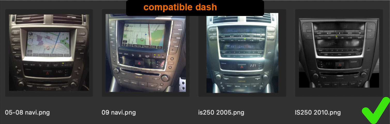 Lexus is250 2006-2013 10.1 inch aftermarket touchscreen upgrade stereo wireless CarPlay and wireless Android Auto