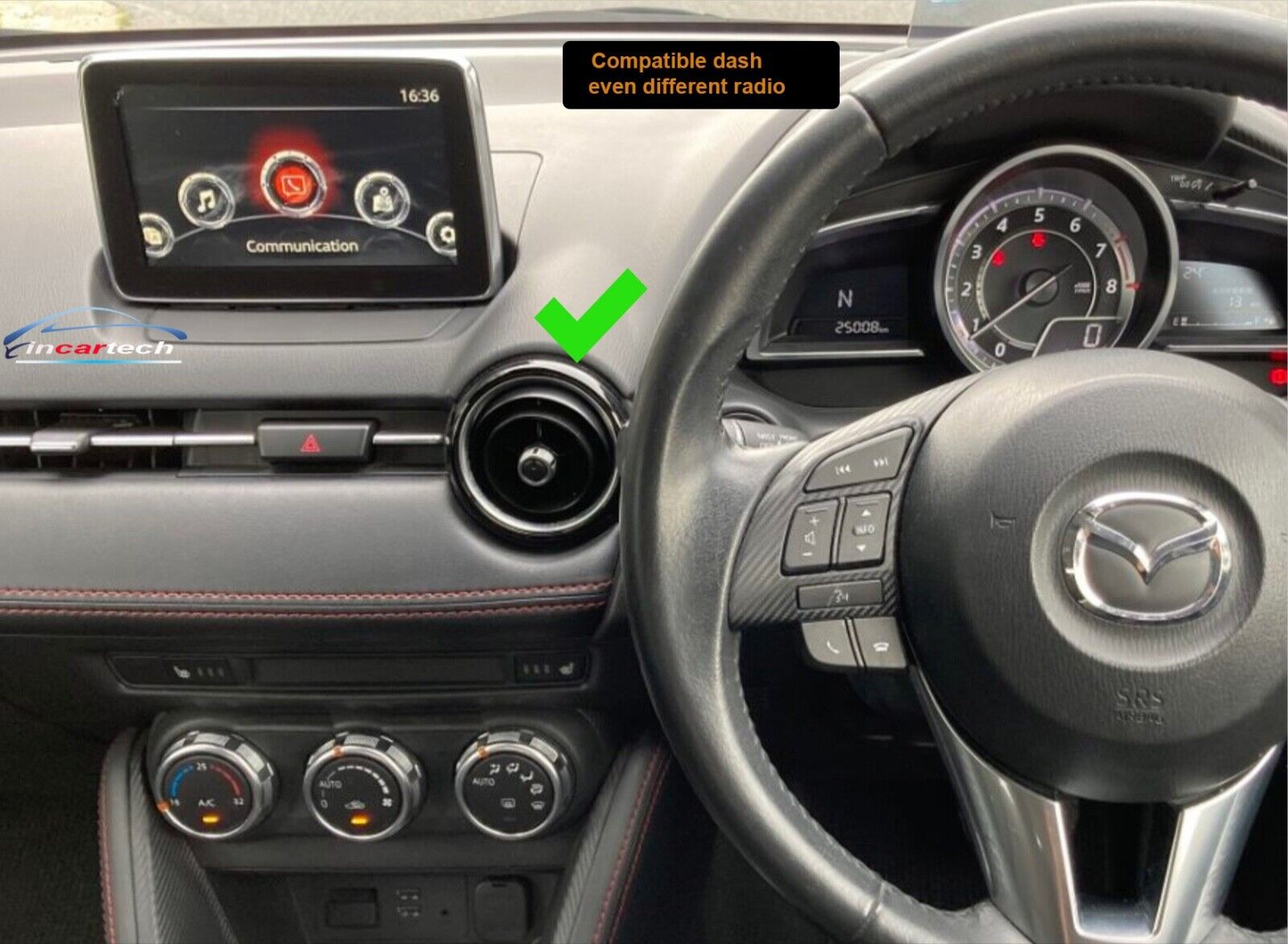 Mazda 2 2005-2019 Genki Wireless Apple CarPlay Android Auto GPS Headunit Stereo Upgrade