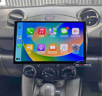 Mazda 2 2007-2014 GPS 13.3 Touchscreen Wireless Carplay Android auto Bluetooth Handfree Sat Nav