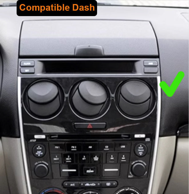 Mazda 6 2002-2008 GG GY Radio GPS wireless CarPlay Android Auto Top mount Head Unit stereo