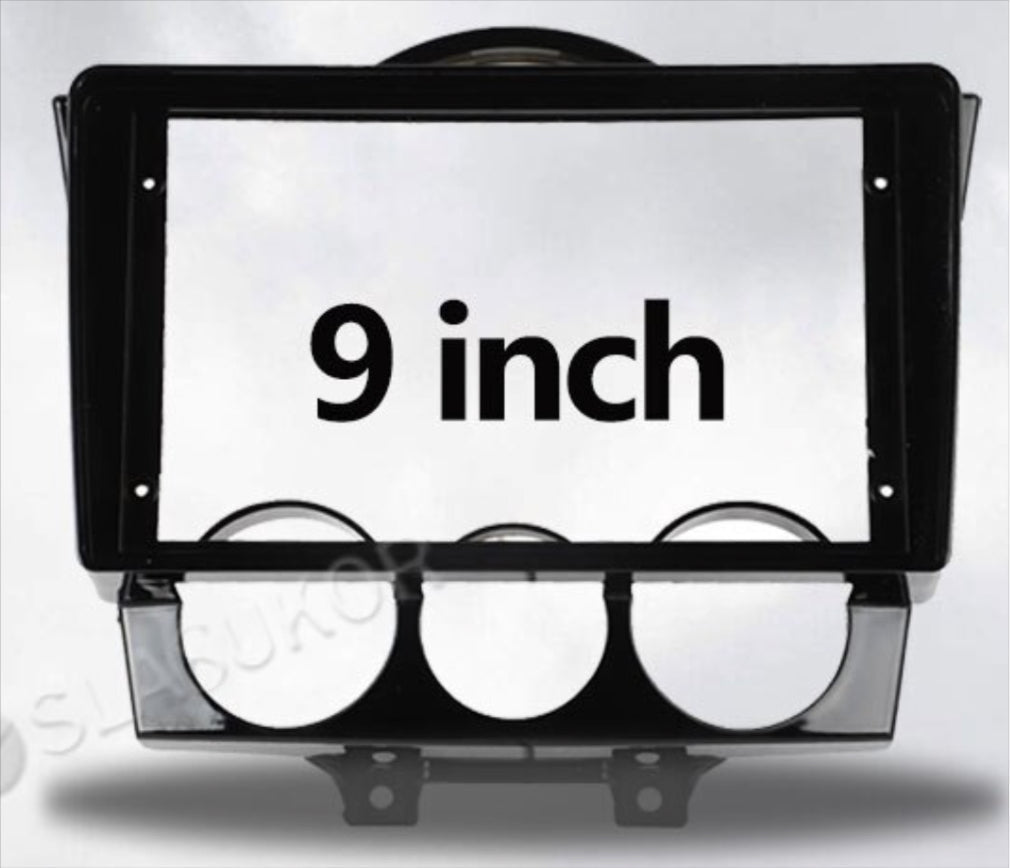 Mazda RX8 2008-2012 O stereo facia suit both 9 inch android and 7 inch Double din 2 din fascia frame