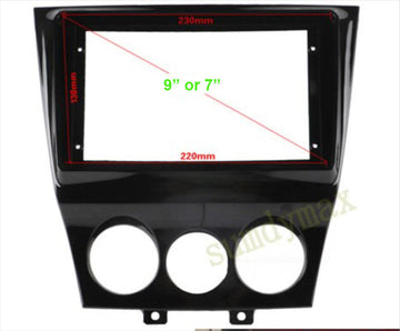 Mazda RX8 2008-2012 stereo facia suit both 9 inch android and 7 inch Double din 2 din fascia frame