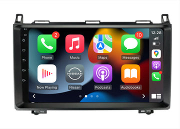Mercedes Benz A-Class W169 2005-2011 9 inch touchscreen aftermarket screen upgrade Car stereo wireless CarPlay and wireless Android Auto