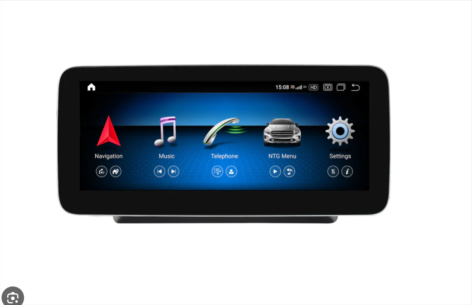 Mercedes Benz A-Class W176 2012-2018 12.3 inch touchscreen aftermarket screen upgrade Car stereo wireless CarPlay and wireless Android Auto