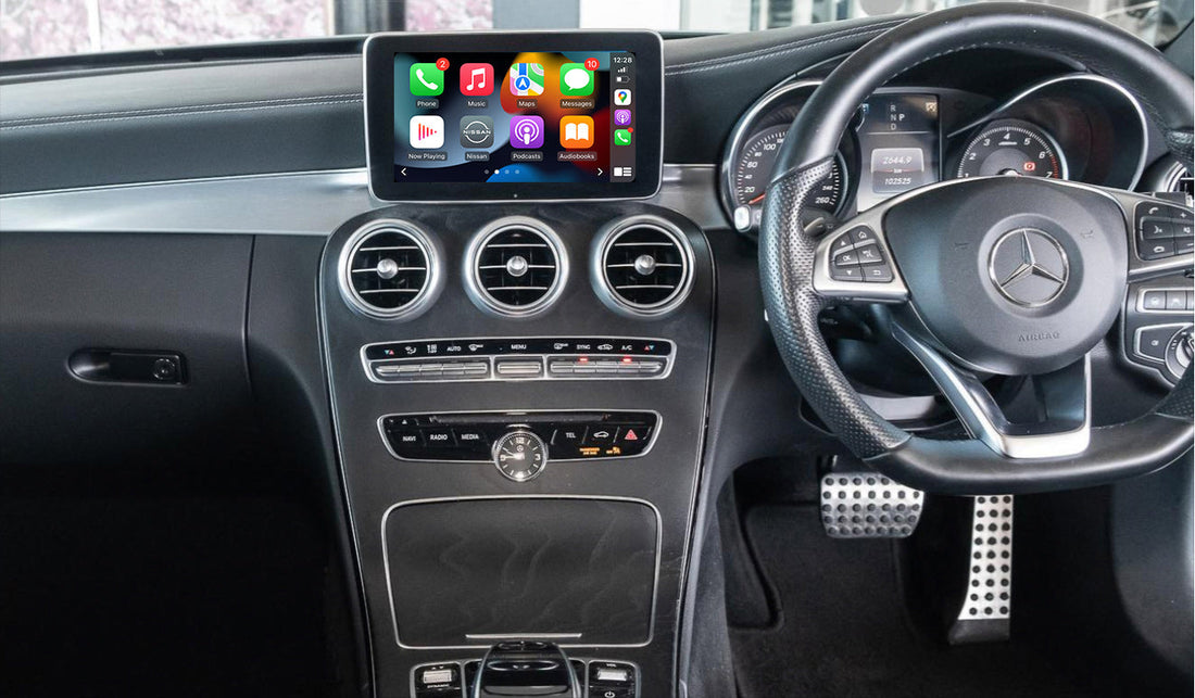Mercedes Benz C Class 2014-2019 W205 Add Wireless CarPlay & Android Auto MMI Retrofit integration interface