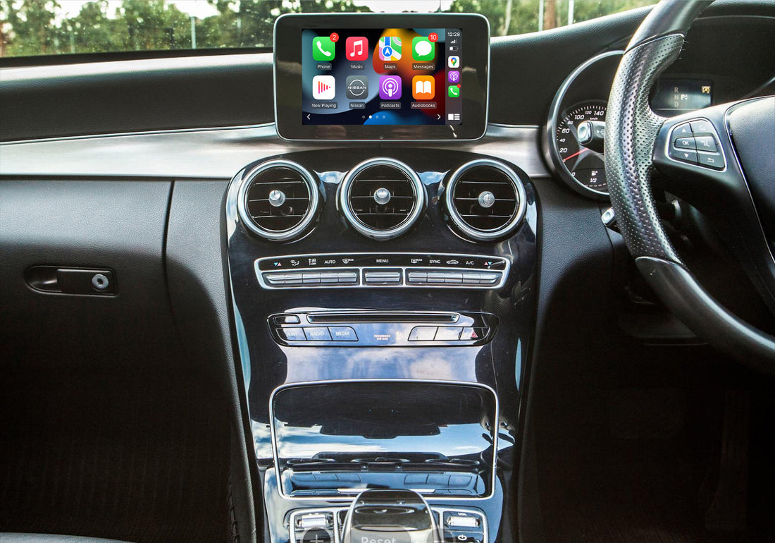 Mercedes Benz C Class 2014-2019 W205 Add Wireless CarPlay & Android Auto MMI Retrofit integration interface