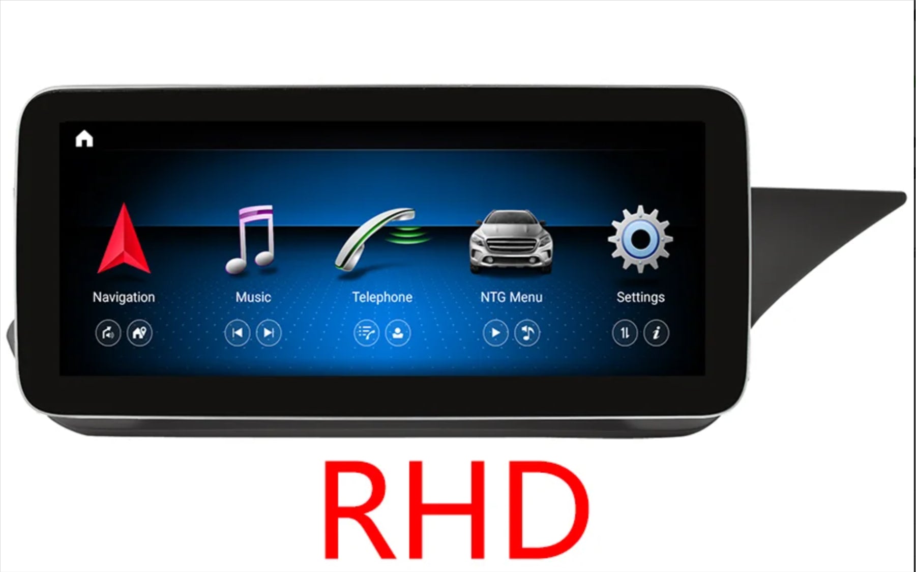 Mercedes Benz E-Class 2010-2016 (W212 A207 C207) 12.3 inch touchscreen aftermarket screen upgrade Car stereo wireless CarPlay and wireless Android Auto