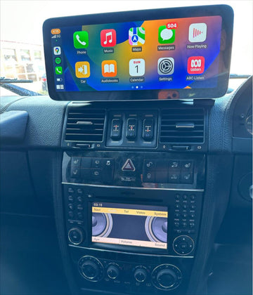 Mercedes Benz G-Class 04-11 W463 12.3 Touchscreen upgrade stereo wireless CarPlay Android Auto