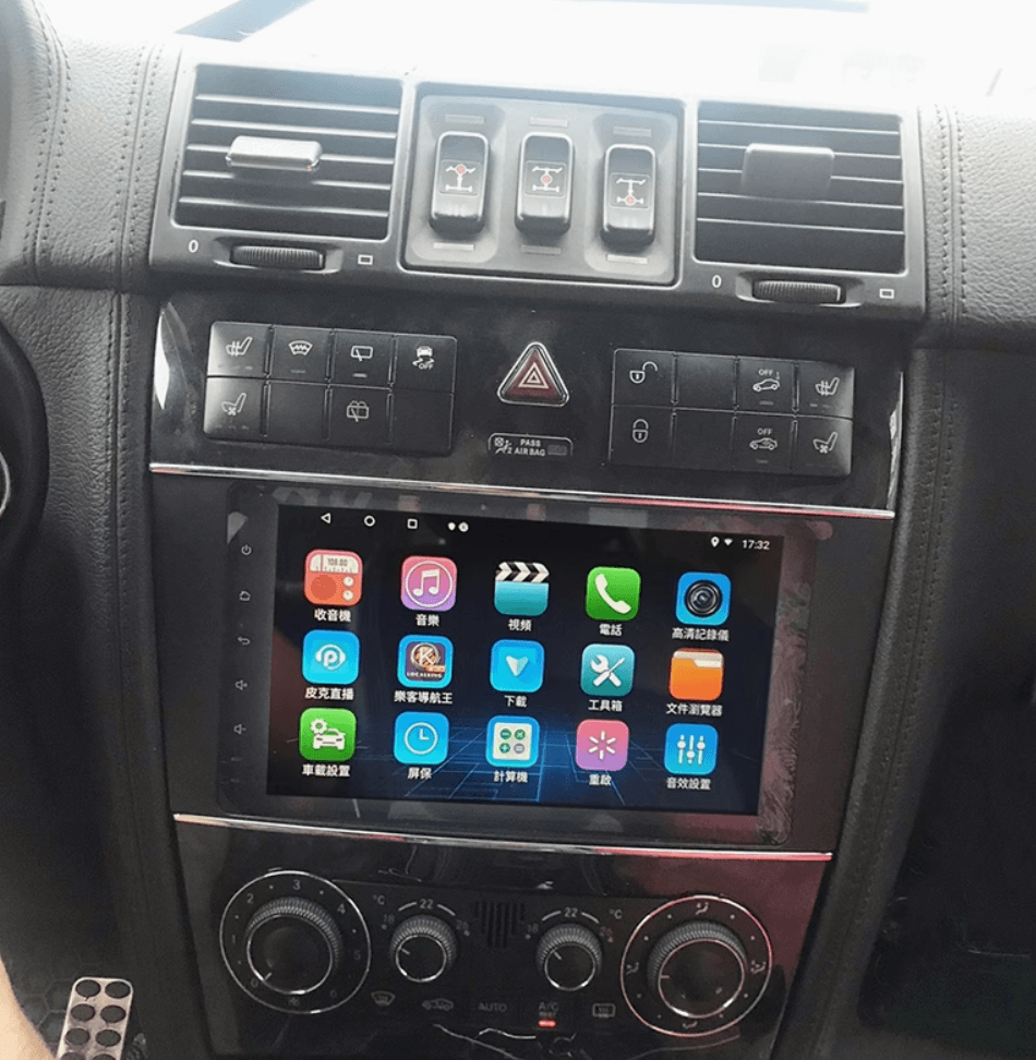 Mercedes Benz G-Class 04-11 W463 7 Touchscreen upgrade stereo wireless CarPlay Android auto