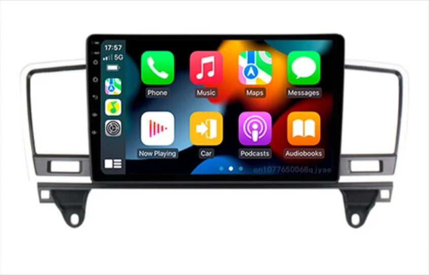 Mercedes Benz GL-class 2012-2016 X166 12.3 inch touchscreen aftermarket screen upgrade Car stereo wireless CarPlay and wireless Android Auto