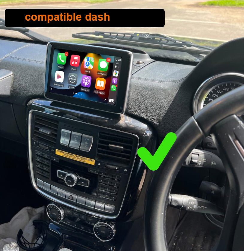 Mercedes Benz G Class 2012-2018 W463 Add Wireless CarPlay & Android Auto MMI Retrofit integration interface