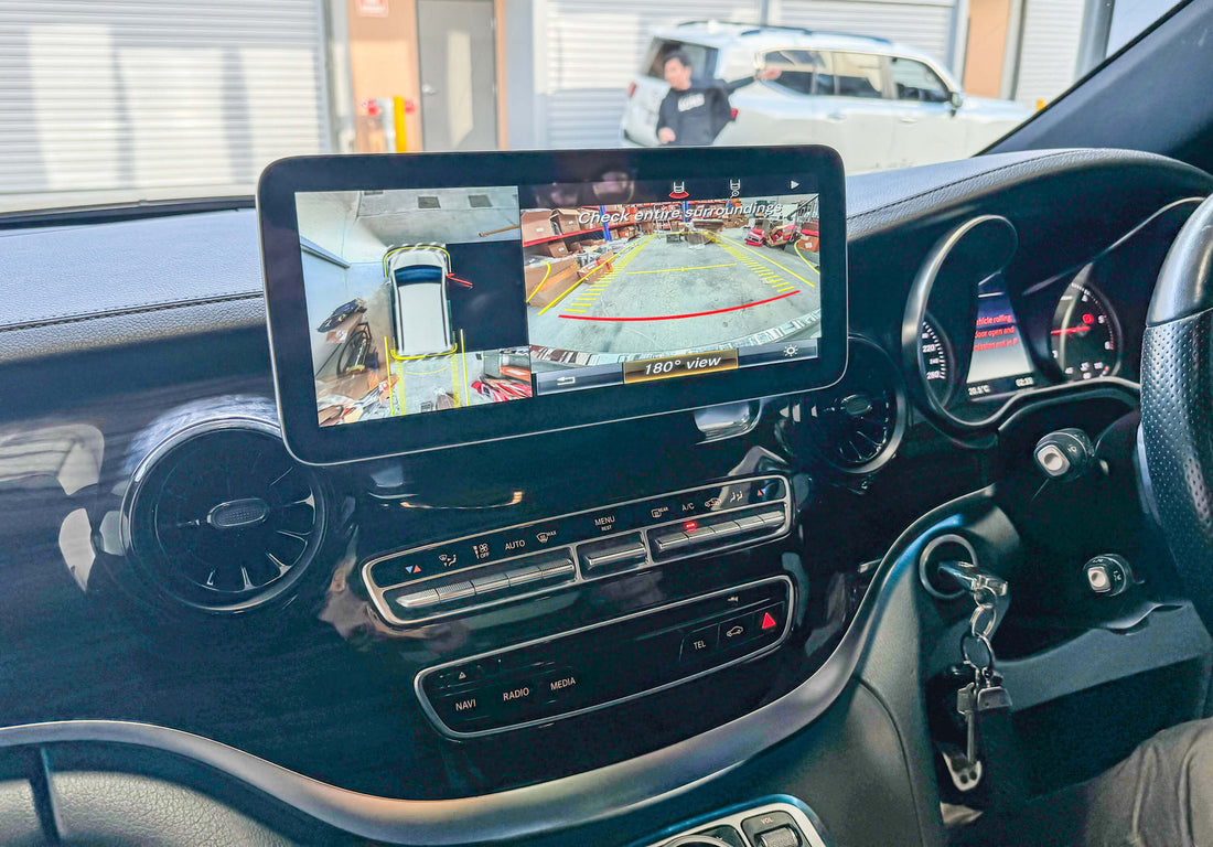 Mercedes Benz V-CLASS 2015-2018 (W477) 12.3 inch touchscreen aftermarket screen upgrade Car stereo wireless CarPlay and wireless Android Auto