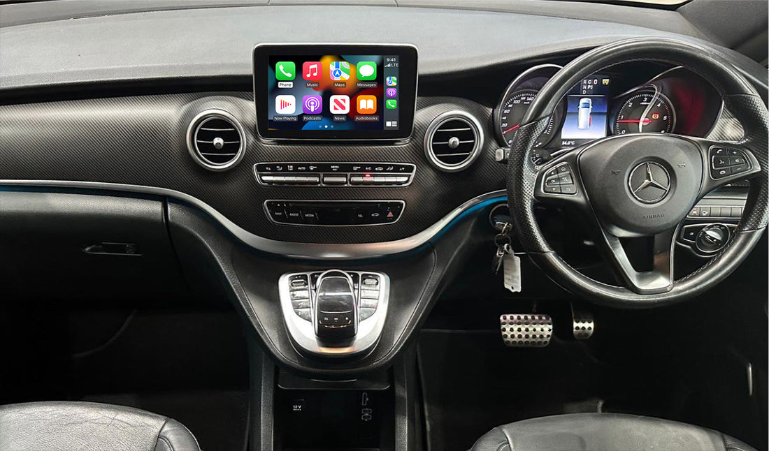 Mercedes Benz V-CLASS 2015-2019 (W477) Add Wireless CarPlay & Android Auto MMI Retrofit integration interface