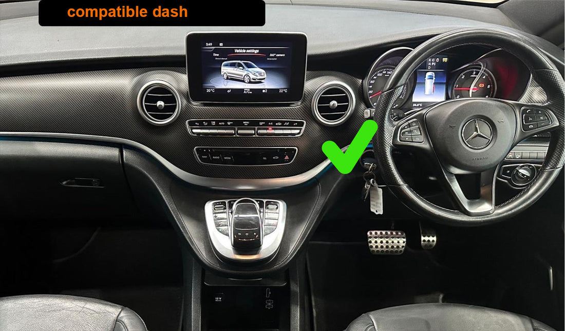 Mercedes Benz V-CLASS 2015-2019 (W477) Add Wireless CarPlay & Android Auto MMI Retrofit integration interface