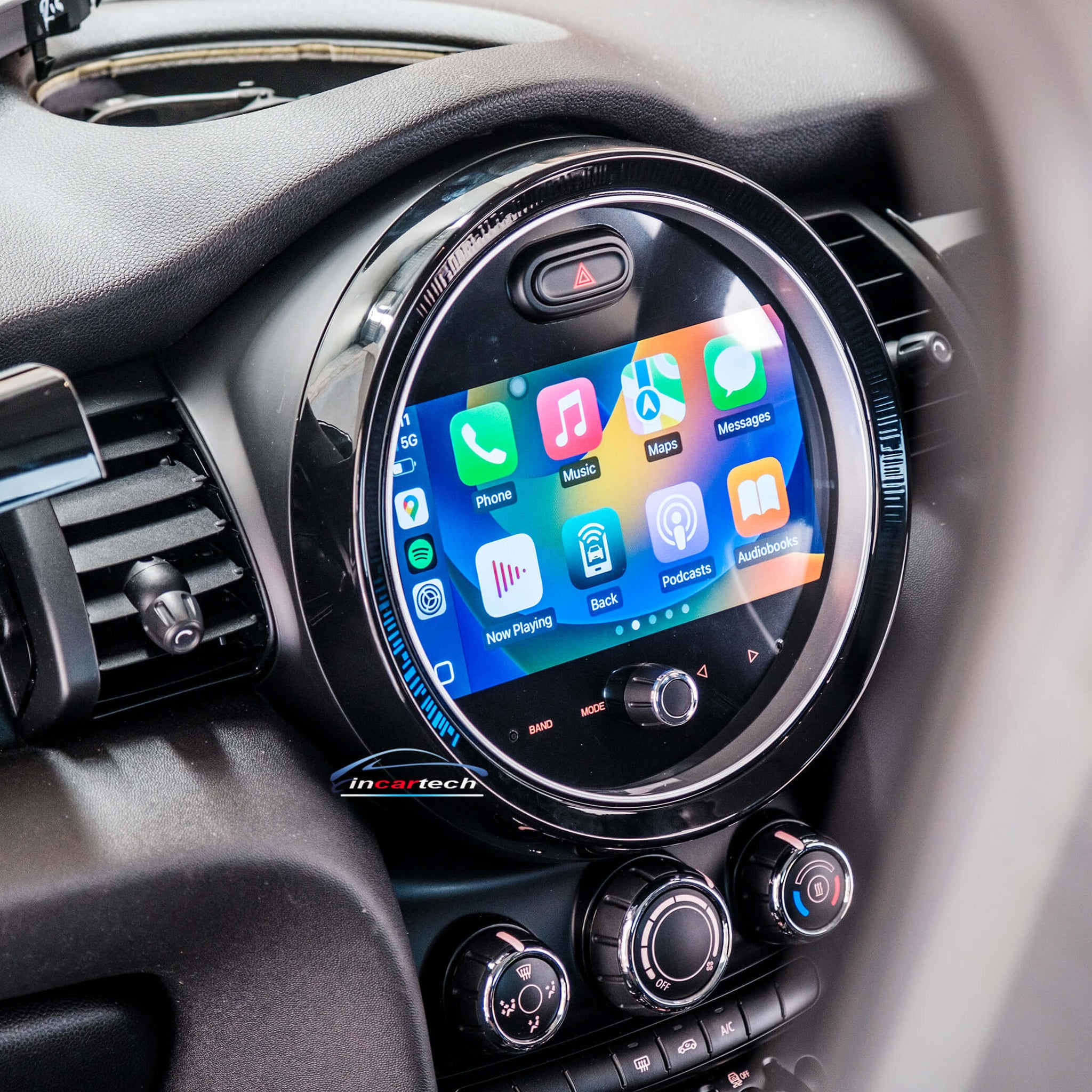 Mini Cooper 2014-2021 F55, F56 9 GPS Bluetooth Wireless Apple CarPlay Android Auto Stereo