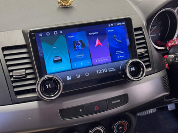 Mitsubishi Lancer 2008-2017 10.1 GPS Bluetooth Stereo Wireless Apple CarPlay Android Auto Headunit