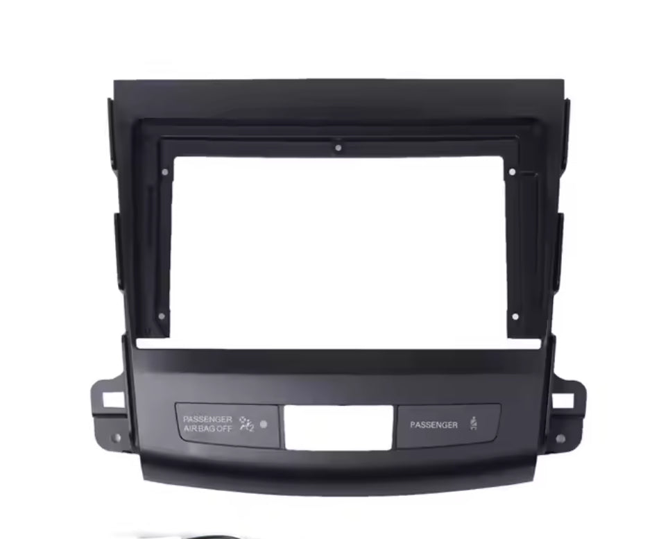 Mitsubishi Outlander 2007-2012 stereo facia suit both 9 inch android and 7 inch Double din 2 din fascia frame