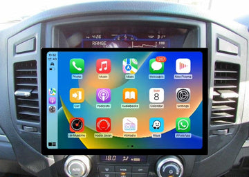 Mitsubishi Pajero 2006-2019 13.3 Tesla Style GPS Bluetooth Stereo Wireless Apple CarPlay Android Auto Headunit