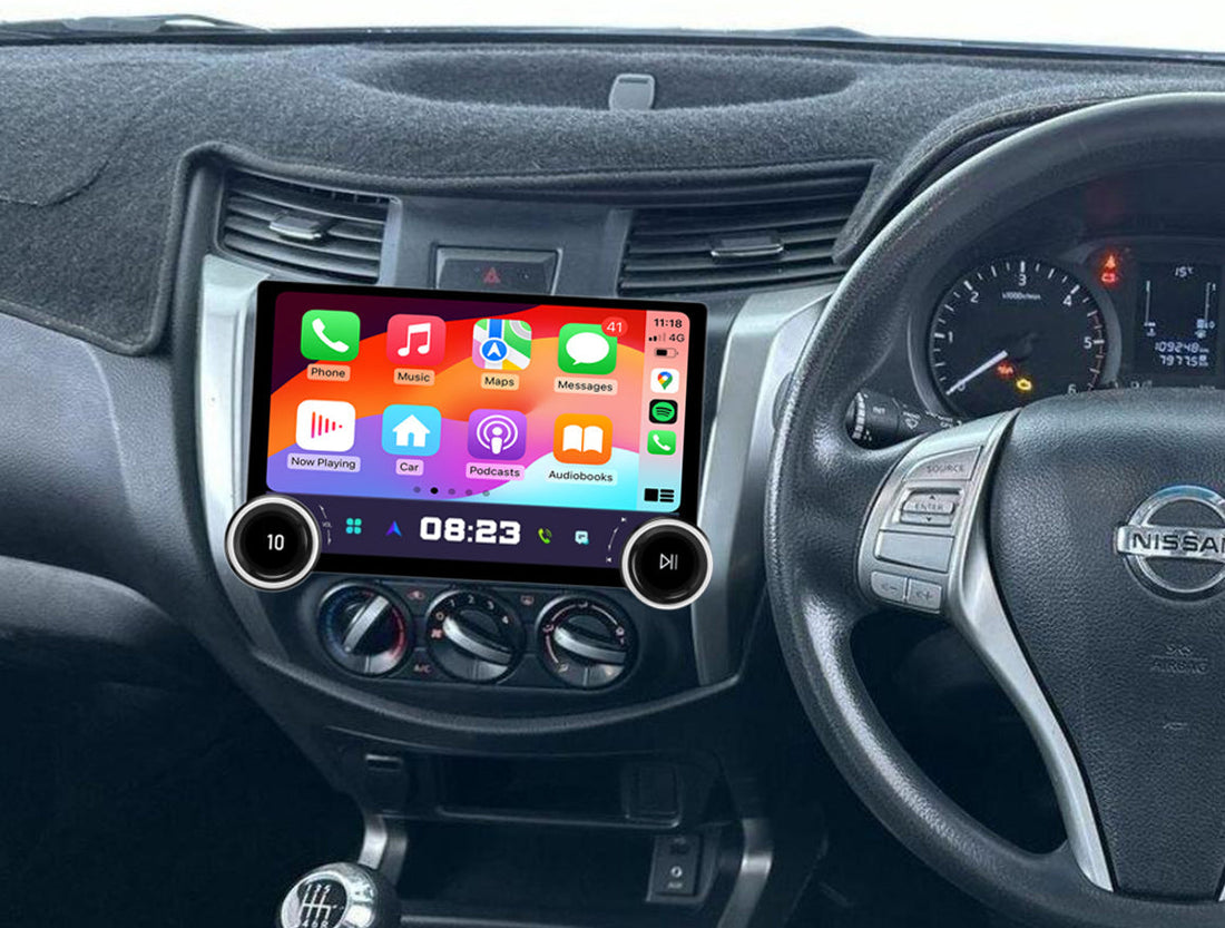 Nissan Navara NP300 D30 2014-2019 GPS Wireless Apple CarPlay Android Auto Support 360