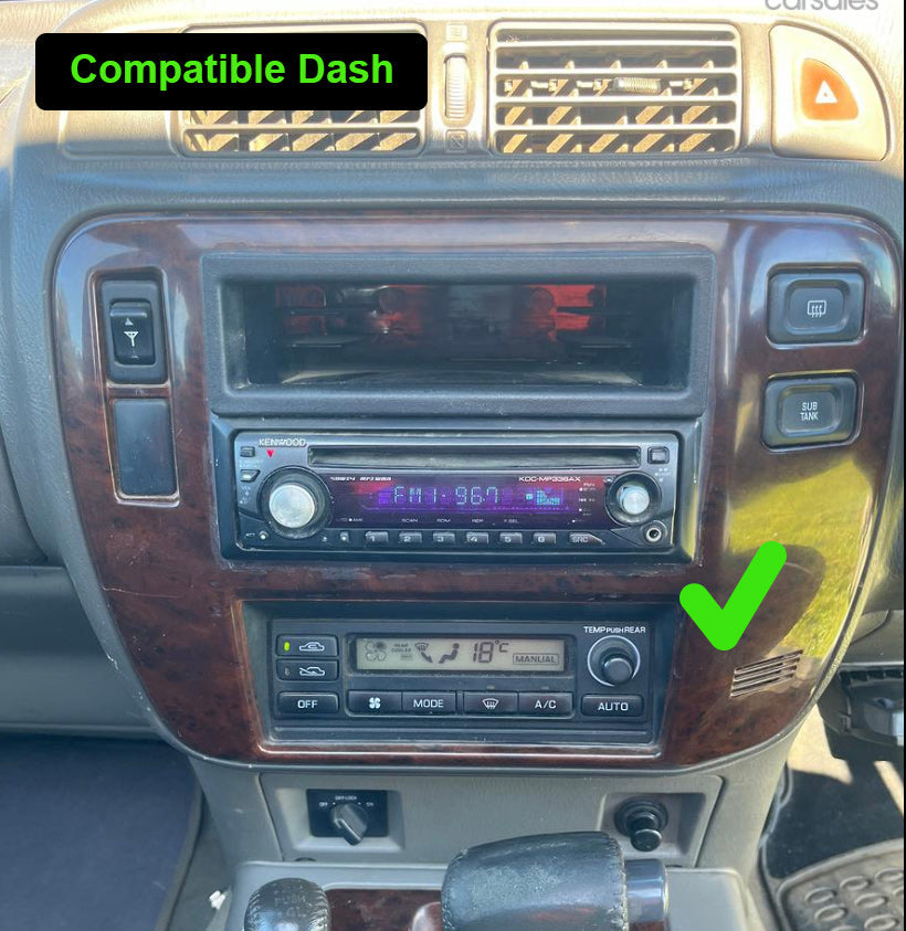 Nissan Patrol 1997-2009 GU Y61 10 GPS Bluetooth Wireless Apple CarPlay Android Auto Stereo
