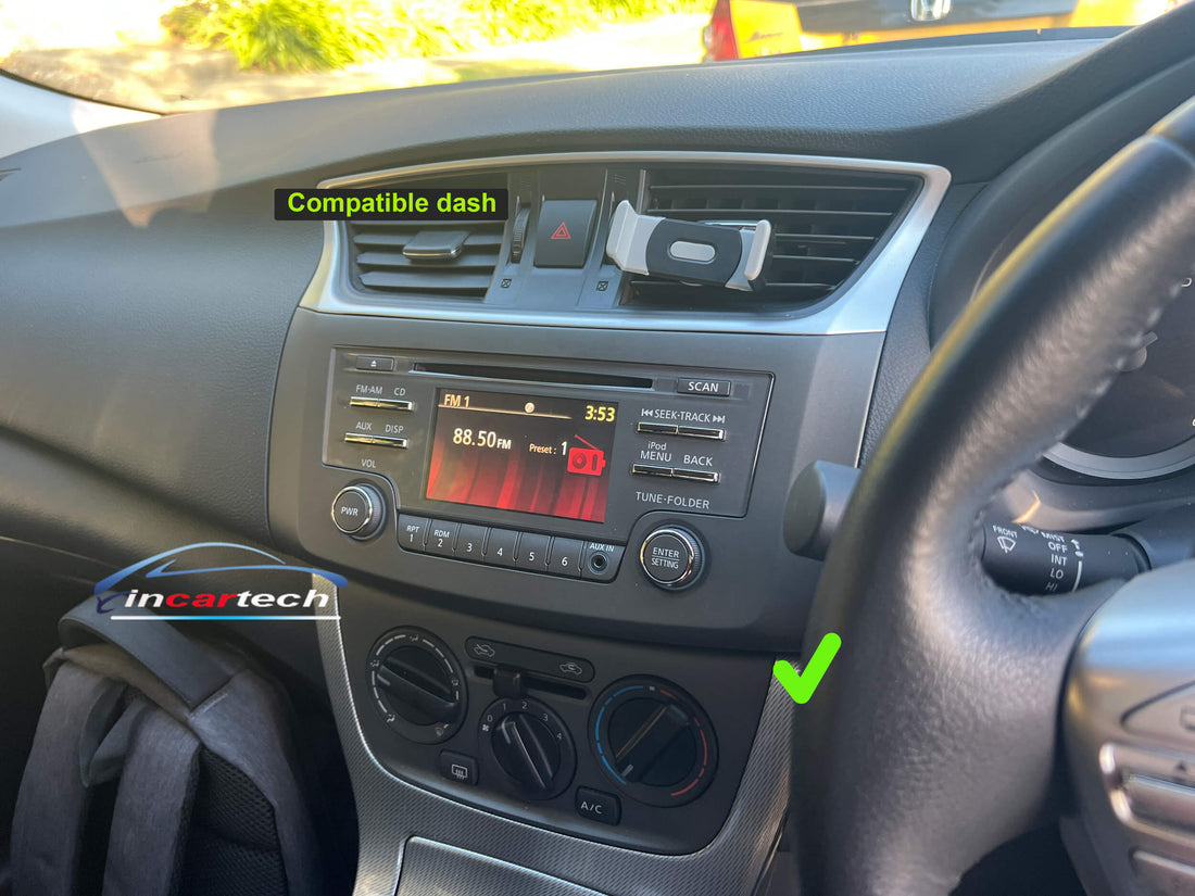 Nissan Pulsar 2012-2016 GPS Bluetooth Wireless Apple CarPlay Android Auto Stereo 10.1