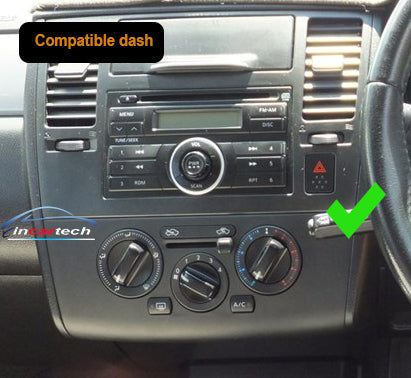 Nissan Tilda 2006-2011 10.1 GPS Bluetooth Wireless Apple CarPlay Android Auto Stereo Headunit