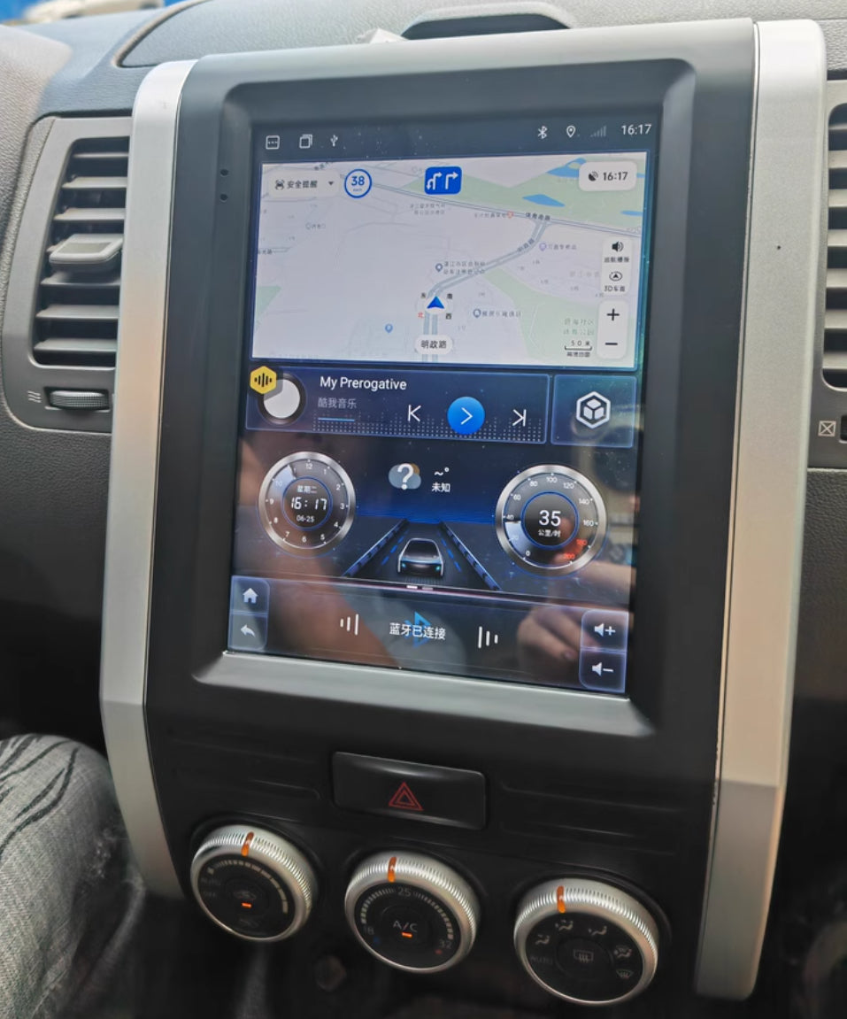 Nissan Xtrail 2007-2013 T31 9.7 Tesla Style GPS BT Wireless Carplay Android Auto Headunit Stereo