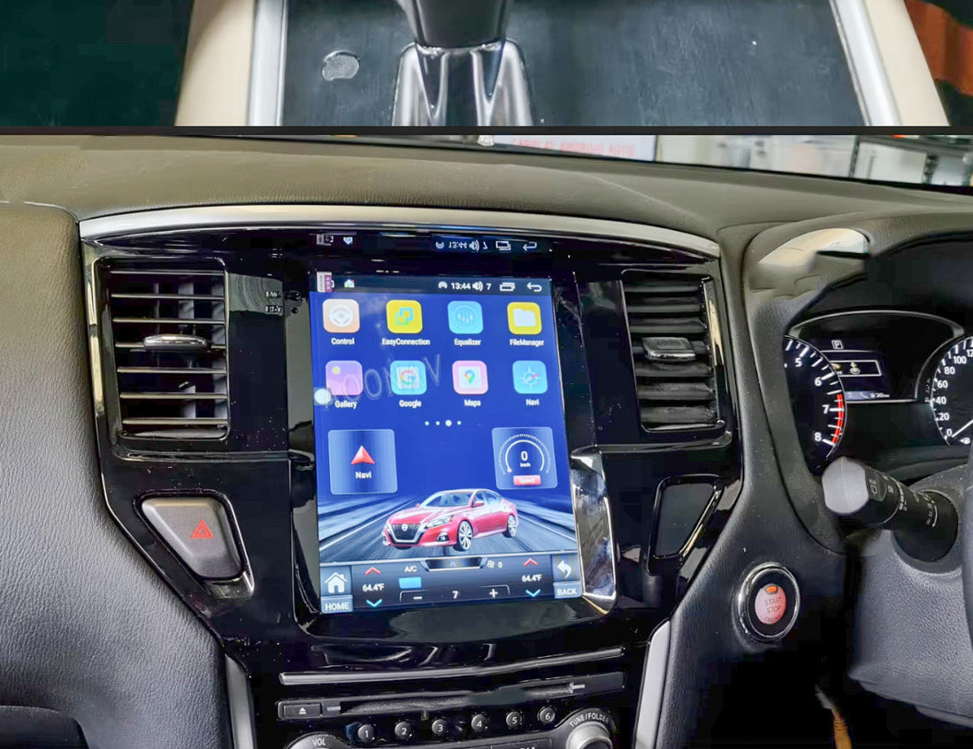 Nissan Pathfinder R52 2013-2019 9.7 Tesla Style GPS Wireless Apple CarPlay Android Auto Stereo