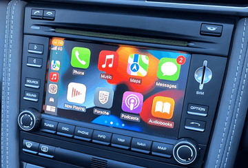 Porsche 911 08-12 (Gen 2) Add Wireless CarPlay & Android Auto MMI Retrofit interface