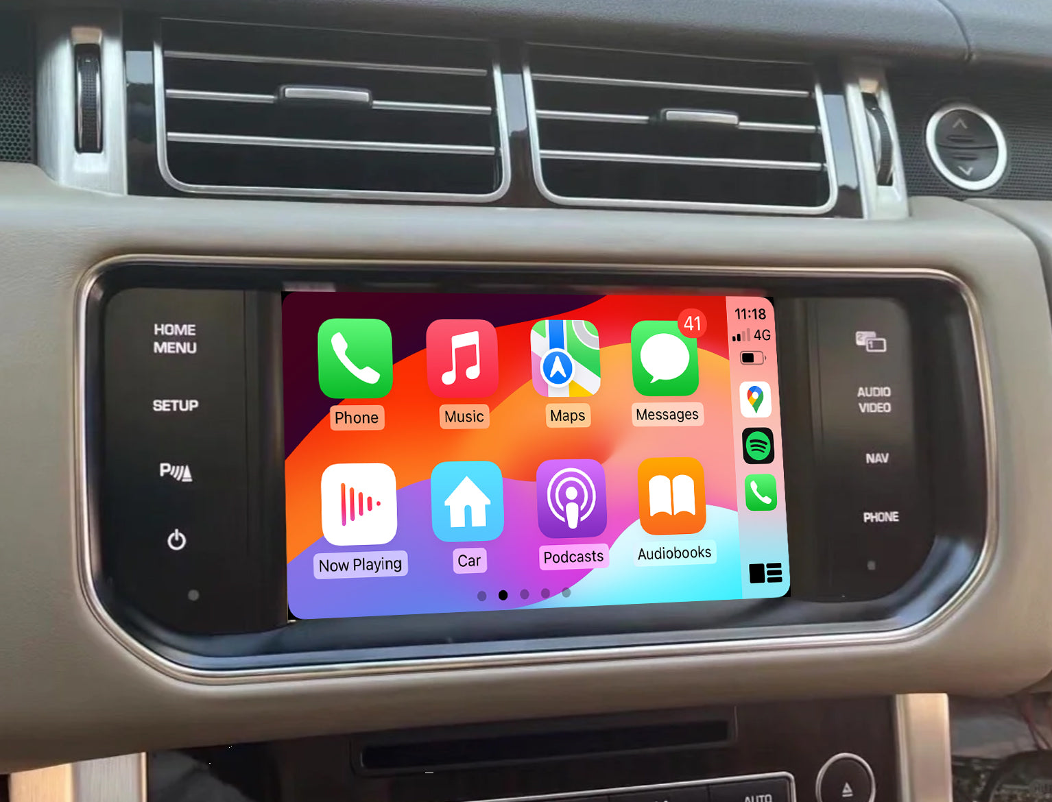 Ranger Rover Sport L494 13-19 radio Add Wireless CarPlay Android Auto Interface Retrofit