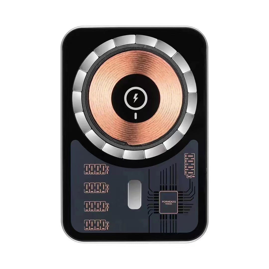 NEW transparent wireless Magsafe charger for car Magnetic Wireless Chargers Car Air Vent Stand Phone Holder