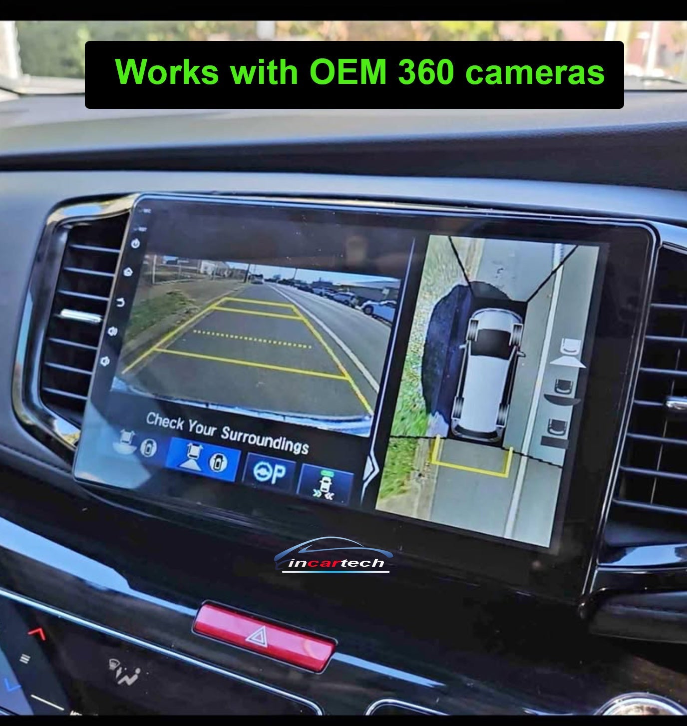 Toyota Odyssey 2015-2020 10.1 GPS Infotainment Wireless Carplay Android auto Stereo support 360