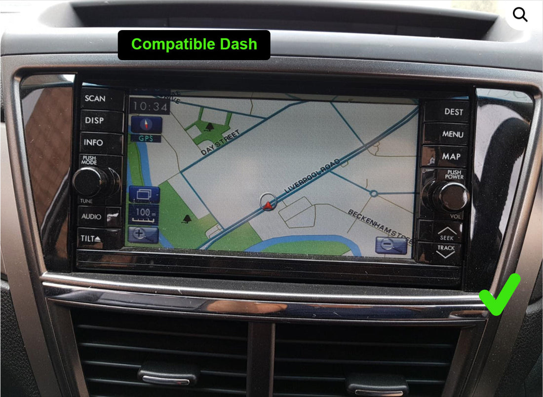 Subaru Liberty Exiga 2009-2014 YA 7“ GPS Bluetooth Wireless Apple CarPlay Android Auto Stereo
