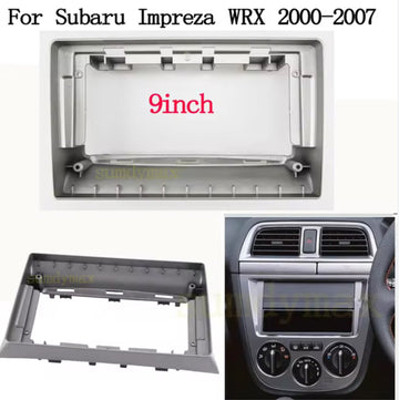Subaru impreza 2000-2007 stereo facia 9 inch android  Double din 2 din fascia frame surround