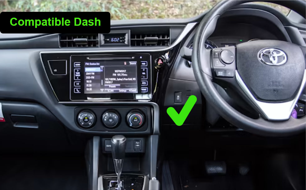 Toyota Corolla Sedan 2017-2019 10 Wireless CarPlay Android Auto GPS Stereo accessories
