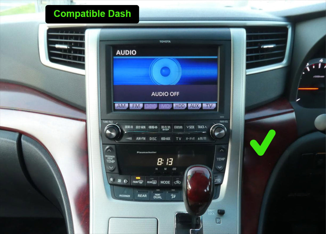 Toyota Alphard/Vellfire 08-14 12.1 Tesla Style Wireless Apple CarPlay Android Auto Stereo
