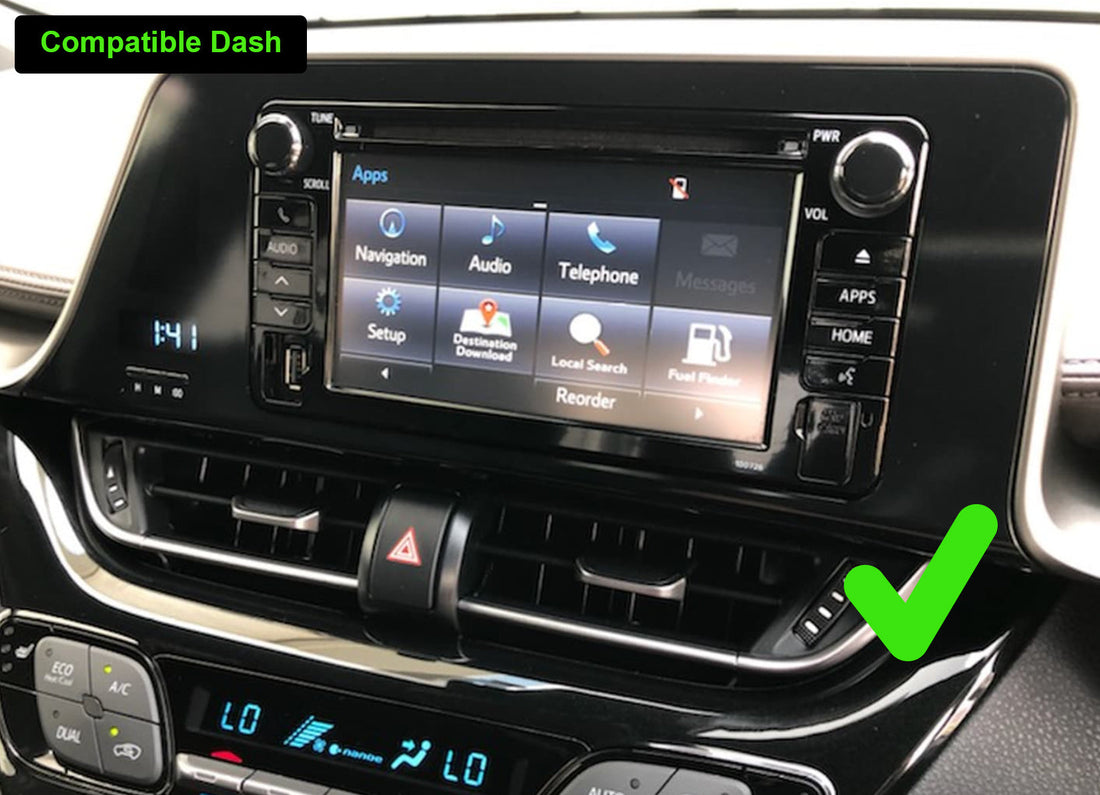 Toyota CHR 2015-2022 stereo facia suit both 9 inch android and 7 inch Double din 2 din fascia frame