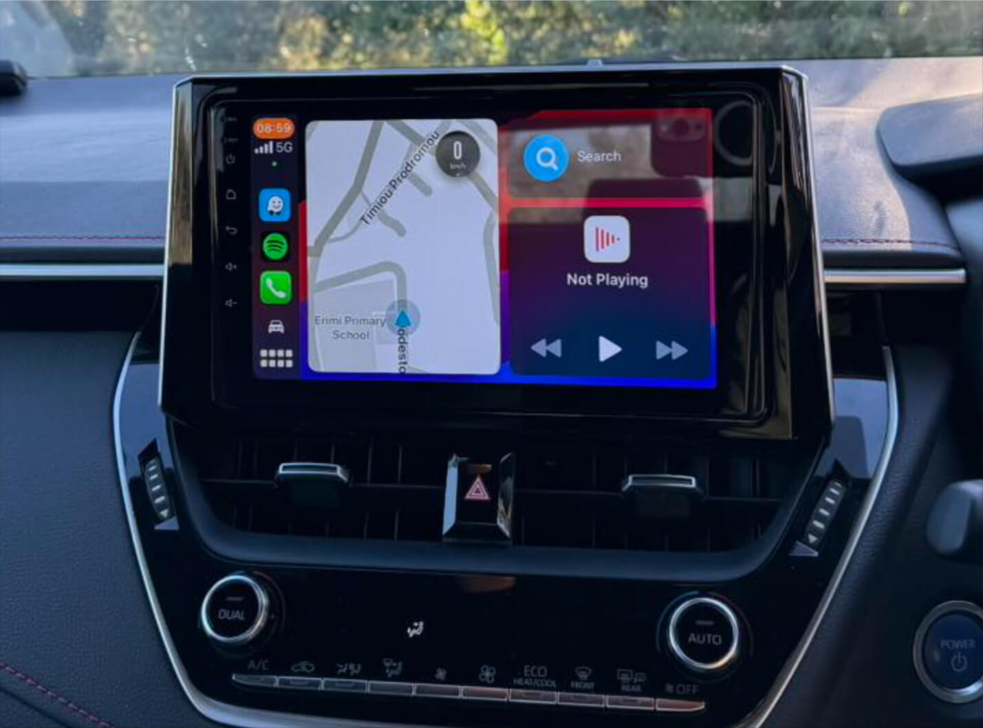 Toyota Corolla 2018-2024 9 GPS Wireless Apple CarPlay Android Auto Stereo Radio