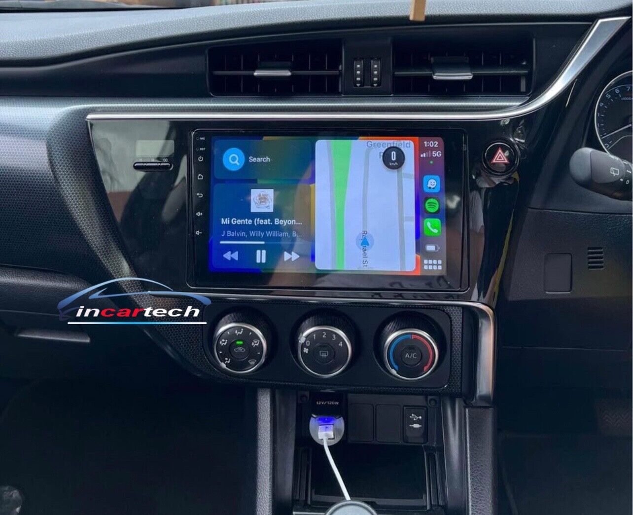 Toyota Corolla Hatchback 2015-2018 Stereo GPS Wireless Apple CarPlay Android Auto