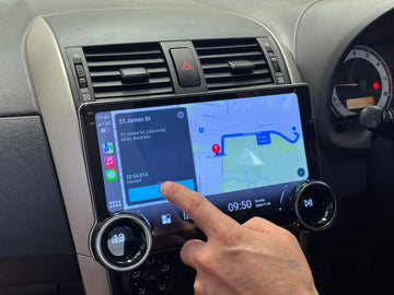 Toyota Corolla Sedan 2008-2012 10.1 inch with Dual Knob Control GPS Bluetooth USB Apple CarPlay Android Auto 