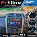 9-inch Android OS GPS Bluetooth USB Wi-Fi/AM radio for Toyota Corolla 2008-2012 sedans, featuring dual noise reduction mic, oversized touch screen, and plug & play installation.