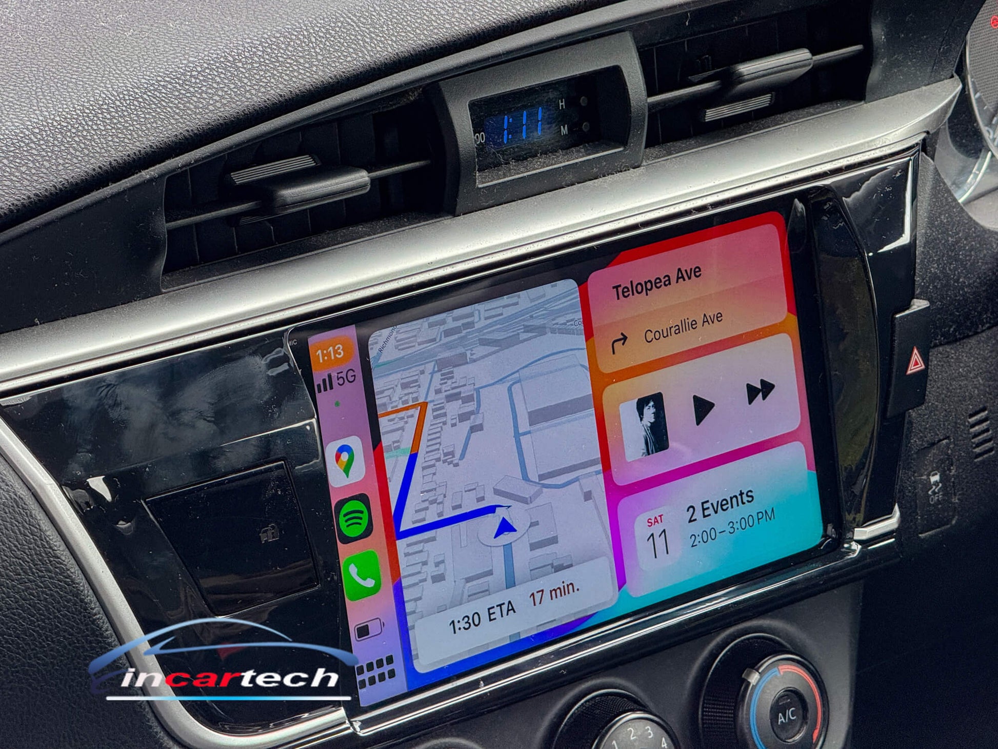 Toyota Corolla sedan 2013-2016 10 Wireless CarPlay Android Auto GPS Stereo