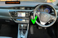 Toyota Corolla sedan 2013-2016 10 Wireless CarPlay Android Auto GPS Stereo